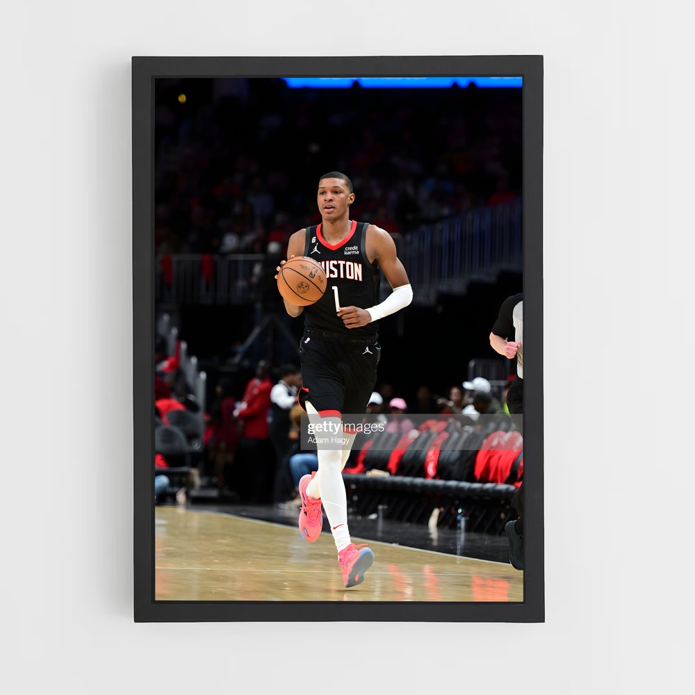 Poster Jabari smith – affiche Basketball (vue 2)
